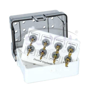 Kit de 8 piezas de instrumentos quirúrgicos para implantes, autoclavables, con soporte para taladro recubierto de plasma dorado, manual incluido, de Blush Surgical - Product Image 5
