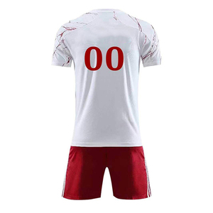 Bulk Custom Mesh Football Uniform Half Sleeve Soccer <b>Jersey</b> Set Breathable Eco-Friendly Quick Dry Men <b>Women</b> Team Training Wear - Product Image 2