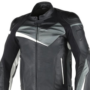 Chaqueta de Motocicleta de Cuero Genuino Hecha a Medida OEM, Chaqueta de Cuero para Motocicleta de Alta Calidad, Chaquetas de Cuero Impermeables al por Mayor - Product Image 4