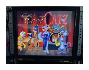 Cool Catz Pot Gold Fox 340 V1 5 lignes Machine de jeu d'arcade Coin Pusher Carte de jeu Pog Wms550 Personnalisable JAMMA - Product Image 1