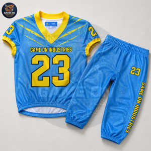 Wholesale Custom Sublimation Football Jersey And Football Pants Breathable Polyester Team Sports Apparel Training Practice Wear - Product Image 3