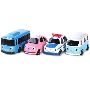 ของเล่นรถโลหะ Tayo Little Bus Friends ชุด 4 ชิ้น - ฮาร์ท ไทโอ แพท บงบง - Product Image 2