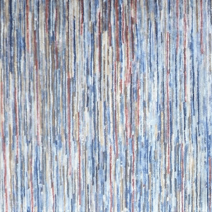 Tapis en laine à rayures noué à la main, sur mesure, multicolore, artisanal, pour les intérieurs modernes - Product Image 2