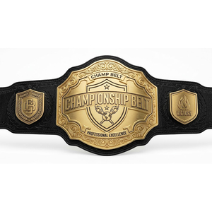Ceintures de championnat personnalisées, prix d'usine OEM/ODM, haute qualité, durables, design personnalisé, fabricant de récompenses haut de gamme - Product Image 1