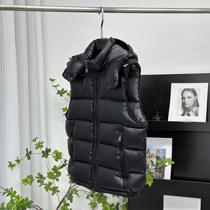 Warm Hooded Puffer Vest for Men Outdoor Sleeveless Jacket Lightweight Waistcoat <b>Padded</b> Winter Fashion Streetwear Outfit - Product Image 3