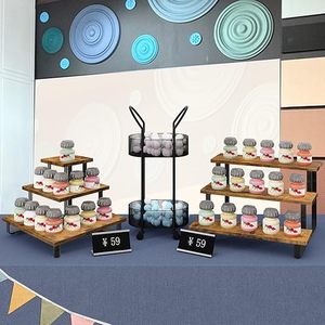 Modern <b>Floating</b> Coastal Design Cotton <b>Wall</b> <b>Shelf</b> with Eco-Friendly Geometric <b>Wall</b> Mount Storage for Home Decor - Product Image 2