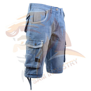 Nuevos Shorts de Mezclilla para Hombre, Diseño Recto, Lavado Claro, Tela Transpirable, Moda Urbana, Estilo Casual - Product Image 4