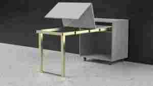 Glissière de table à fermeture douce en aluminium anodisé A1-540 de haute qualité excellentes glissières de tiroir pour la cuisine - Product Image 5