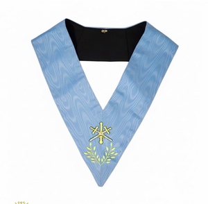 Master of Ceremonies <b>Collar</b> MASONIC REGALIA OFFICER'S MACHINE FRENCH RITE FREEMASON <b>COLLAR</b> with BEADS FASHION - Product Image 1