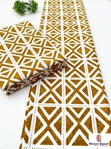 Tela de Algodón Ankara con Estampado Africano Premium, Impermeable, Anti-UV, Textil Personalizado OEM ODM para Bolsas y Prendas HITJEM EXPORT HJ-02 Mediano - Product Image 6