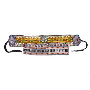 Vintage Belt Belly Dance Bead Afghani Traditional Waist Belt Kuchi Tribal BB080A <b>Old</b> Banjara Real Vintage Handmade Beaded Belts - Product Image 1