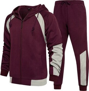 Hot Selling 100% Cotton Men's <b>Tracksuit</b> Sets Long Sleeve Warm Fleece Sportswear Suit All Size Available - Product Image 2