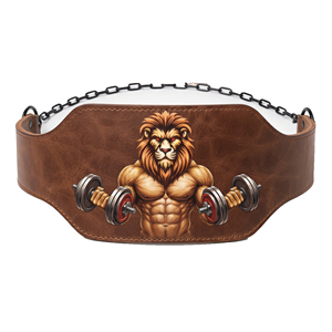 Ceinture de dips réglable et rembourrée avec chaîne pour exercices de musculation à corps libre, ceinture de dips professionnelle et robuste - Product Image 1