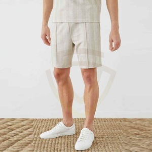 Ensembles de shorts pour hommes OEM, logo personnalisé, coton pour l'été, ensemble de polo et de shorts pour hommes - Product Image 4