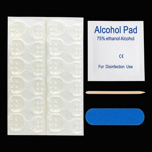 Kit de soins des ongles avec lingettes alcoolisées et outils pour l'application des ongles, emballage individuel - Product Image 2