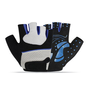 Anti Slip Shock Absorbing Hand Grips Light <b>Weight</b> Polyester Mesh Quick-Dry Half Finger Winter Sports Unisex Bicycle Cycling - Product Image 6