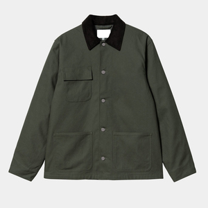 Vintage Canvas <b>Jacket</b> For Men With Custom Embroidery Canvas <b>Chore</b> Work <b>Jacket</b> With Front Button Closure - Product Image 4