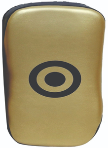 Protector de Patadas Curvo de Cuero Vacuno Tailandés de Primera Calidad, Color Negro, Superventas, el Mejor Diseño de Protectores de Patadas para Boxeadores - Product Image 4