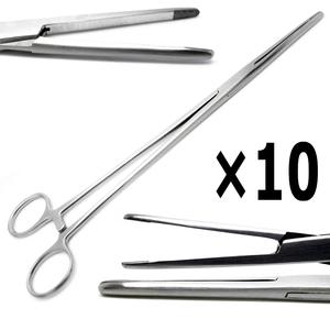 Pinzas Quirúrgicas Kelly T/C de 10 Pulgadas, Rectas, Hemostáticas, Veterinarias, Herramientas MEJORADAS - Product Image 1