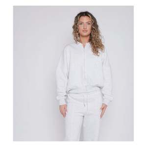 Ensemble de survêtement deux pièces pour femme, coupe décontractée, fermeture éclair sur le devant - Product Image 2