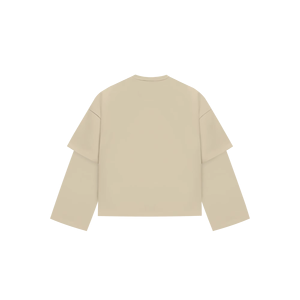 Camisetas de Doble Capa para Hombre, Elegantes y Cómodas, con Mangas de Dos Tonos, Opciones de Impresión de Logotipo Personalizado, Tallas Grandes Disponibles - Product Image 6