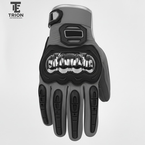 High Quality PU Leather Full <b>Finger</b> Racing Gloves Unisex Motorbike Cycling <b>Bike</b> Sport Riding Customizable Motorcycle Gloves Men - Product Image 4