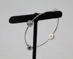 Zircon Cuff <b>Bangles</b> with German <b>Silver</b>, Adjustable Open Cuff <b>Bracelet</b>, Sparkling Zircon Stone <b>Bangle</b> Jewelry for Women - Product Image 1