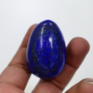 Œuf en lapis-lazuli naturel poli, pierre de cristal bleu profond, marque PANJSHIR GEMS INTERNATIONAL, décoration d'intérieur, 1 pièce MOQ - Product Image 6