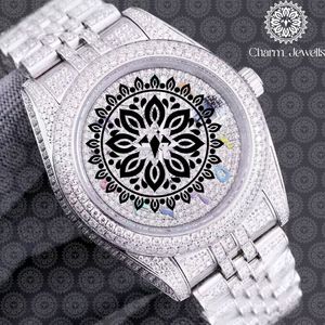 Reloj de Cuarzo Analógico Charm Jewells para Mujer, con Bisel de Diamantes, Acero Inoxidable, Caja Redonda de 38 mm, Estilo de Lujo, Cierre Plegable - Product Image 1