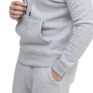 Conjunto Deportivo de Pantalones y Sudadera Ajustados de Calidad Supersuave, 100% Algodón, Liso, para Hombre, OEM ODM - Product Image 4