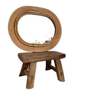 Miroir d'art de miroir de rotin de Offre Spéciale pour la décoration murale miroir classique d'artisanat du Vietnam meilleur prix - Product Image 1
