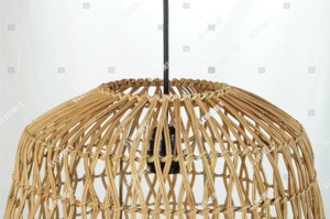 Lámpara Colgante de Bambú y Ratán, Tejida a Mano, Favorita de los Clientes, para Decoración de Interiores de Hoteles y Resorts - Product Image 3