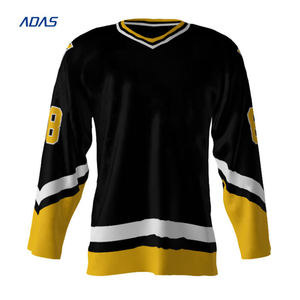 Custom Hockey Jersey Printed Anti-Bacterial Smyl OEM ODM Factory Pro Style Heavyweight Mesh Team Uniform Wholesale Stitched Logo - Product Image 3