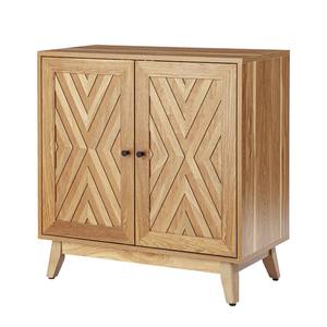 ตู้เก็บของไม้เนื้อแข็งแบบแกะสลักทันสมัยสำหรับบ้าน บาร์ ห้องรับประทานอาหาร ห้องนั่งเล่น เฟอร์นิเจอร์ทนทาน สีน้ำตาล ชั้นวางหลายชั้น - Product Image 1