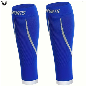 1 paire de manchons de compression respirants et élastiques pour le soutien des mollets, pour la course à pied, le football, le basketball, la gym et la randonnée - Product Image 4