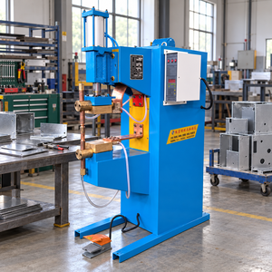 Nouvelle machine de soudage par points pneumatique Oulian avec pédale, électrode en cuivre, soudeuse de joint annulaire métallique, épaisseur 10 mm - Product Image 1