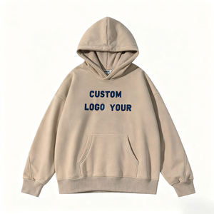 เสื้อฮู้ดพิมพ์ลายโลโก้ตามสั่ง ผู้ชาย ผ้าฝ้าย 100% เฟรนช์เทอร์รี่ สวมใส่สบาย พิมพ์ลายดิจิตอลด้านหน้า ทรงโอเวอร์ไซส์ ใส่ได้ในฤดูหนาว เป็นมิตรต่อสิ่งแวดล้อม - Product Image 4