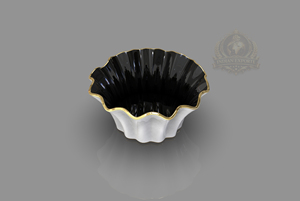 ชามโลหะตกแต่งสุดหรูรักษ์โลก ดีไซน์ลายแตกสีทอง  แบบสั่งทำพิเศษ สำหรับตกแต่งโต๊ะสไตล์โมเดิร์น - Product Image 2