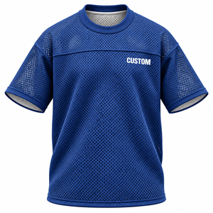 Camiseta Deportiva Personalizada con Logotipo para Hombre, Camiseta de Malla Transpirable, Resistente, con Hombros Caídos, Color Sólido - Product Image 1