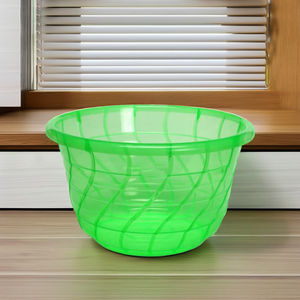 อ่างพลาสติกอเนกประสงค์น้ำหนักเบาทนทานสำหรับใช้ในบ้านอ่างพลาสติกอเนกประสงค์30L สำหรับจัดเก็บและอาบน้ำ - Product Image 3