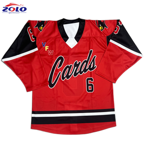 Vente en gros de sweats à capuche personnalisés à manches longues en polaire pour le hockey sur glace, tissu polyester, sublimation, sweats à capuche pour le hockey sur glace, uniforme de hockey, 280g - Product Image 2