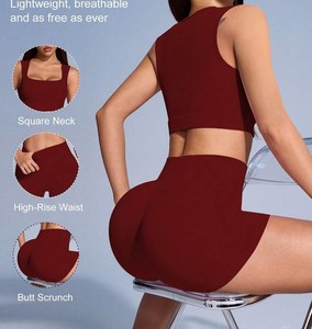 Offre Spéciale – Ensemble Sportif Femme : Soutien-Gorge de Sport Haute Qualité, Legging Taille Haute, Tenue d'Entraînement Manches Longues, Vêtements de Sport pour la Gym et le Yoga - Product Image 6