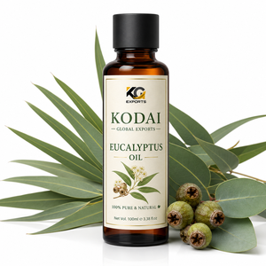 Aceite de Eucalipto Kodai 100ml, Aceite Esencial Herbal Natural Puro para el Cuidado de la Piel - Product Image 1