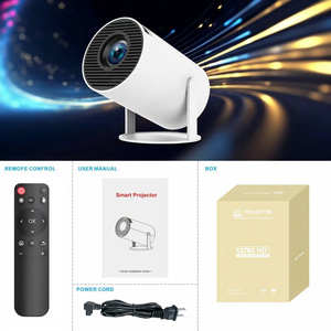 โปรเจคเตอร์ขนาดเล็กอัจฉริยะ รองรับ 4K พร้อม Wi-Fi พกพาสะดวก ความสว่าง 160 ANSI ลูเมนส์ ระบบ Android พร้อมระบบปรับค่าคีย์สโตนอัตโนมัติ รองรับ Netflix และ Youtube - Product Image 1