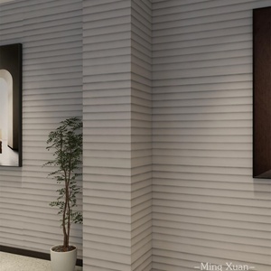 Revêtement mural extérieur en pierre souple MCM, texture ondulée flexible, pierre naturelle MCM, pierre d'argile flexible MCM - Product Image 3