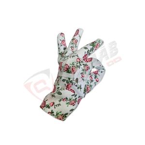 Cuir synthétique floral sans doublure-Lady Nouvelle arrivée Gants de travail de jardinage enduits de nitrile pour la plantation et le creusement - Product Image 2
