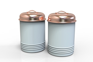 S-2 Metal Embossed Decorative Storage Canister with Lid for Tea Coffee Sugar <b>Cookies</b> and Snacks Premium Kitchen Storage Canister - Product Image 6