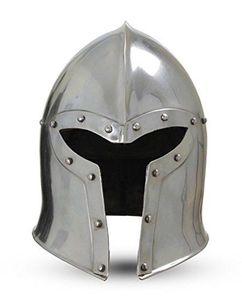 Réplica de Casco de Caballero de Metal Pulido, Estilo Clásico Redondo, Artefacto Coleccionable, Decoración para el Hogar - Product Image 3