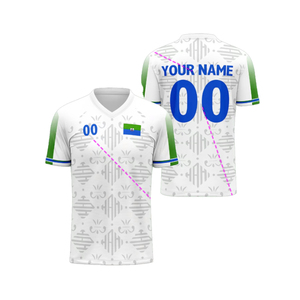 เสื้อฟุตบอลอเมริกันแบบสั่งทำ OEM ระบายอากาศได้ดี แขนสั้น พิมพ์ลายแบบ Sublimation สำหรับกีฬา - Product Image 1