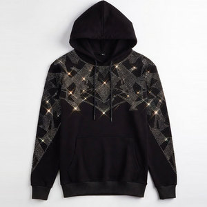 Top Quality Pakistan Made <b>Rhinestone</b> <b>Hoodies</b> High Quality Custom Logo <b>Rhinestone</b> <b>Hoodies</b> For Online Sale - Product Image 1